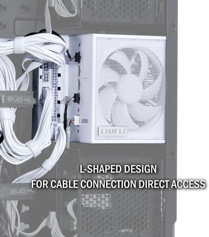 Блок питания Lian Li EDGE1300, 80 Plus Platinum, White, EU Cord (G9P.EG1300.WE00.EU)