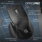 Миша бездротова OfficePro Black (M395B)