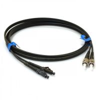 Оптичний патч-корд EServer ST/UPC-LC/UPC MM (G50-OM3), 2м, duplex (UPC-2STLC(MM)D(ON)BK)