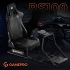 Кресло-кокпит с креплением для руля, педалей и коробки передач GamePro (RS100)