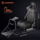 Кресло-кокпит с креплением для руля, педалей и коробки передач GamePro (RS100)