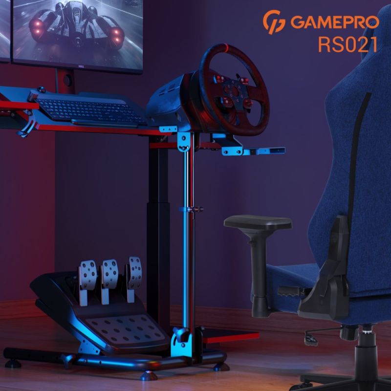 Стенд с креплением для руля, педалей и коробки передач GamePro (RS021)