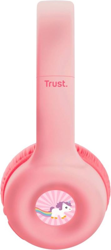 Bluetooth-гарнитура Trust On-ear Nouna Kids, Wireless Pink (25274) (25274_TRUST)
