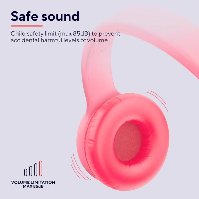 Bluetooth-гарнитура Trust On-ear Nouna Kids, Wireless Pink (25274) (25274_TRUST)