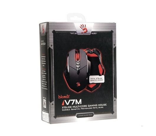 Мишка A4Tech V7M Bloody Black USB V-Track (V7M Bloody (Black))