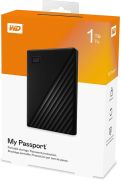 Внешний жесткий диск 2.5" USB 1.0TB WD My Passport Black (WDBYVG0010BBK-WESN)