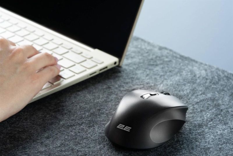 Мышь беспроводная 2E MF240 Silent WL Black  (2E-MF240WB)