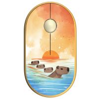 Миша бездротова 2E MF300 Capybara Sunset Silent WL BT Yellow  (2E-MF300WCAPIBARAYW)