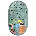 Мышь беспроводная 2E MF300 Pets Dogs Silent WL BT Green  (2E-MF300WPETSGN)