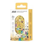 Мышь беспроводная 2E MF300 Pets Cats&Dogs Silent WL BT Yellow  (2E-MF300WPETSYW)