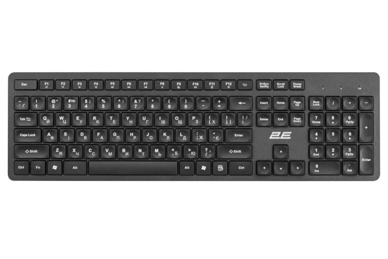 Комплект (клавиатура, мышь) беспроводной 2E MK420 Black (2E-MK420WB_UA)