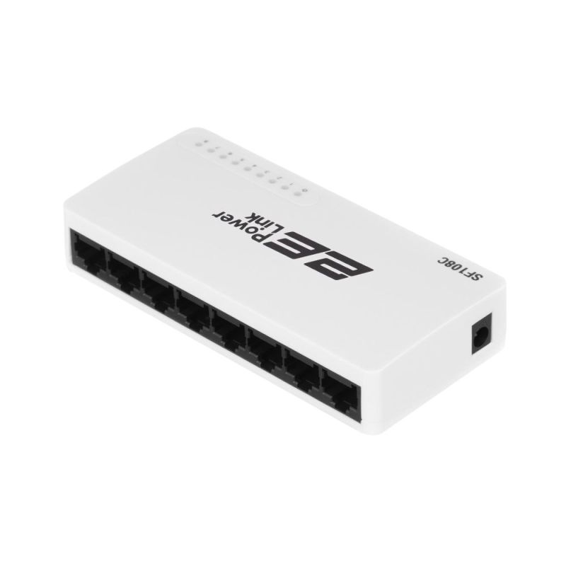 Комутатор 2E PowerLink SF108C (8xFE, некерований) (2E-SF108C)