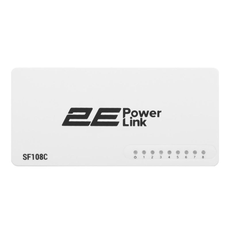 Комутатор 2E PowerLink SF108C (8xFE, некерований) (2E-SF108C)