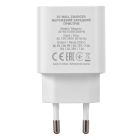 Мережевий зарядний пристрій 2E (1USB 3A) 30W White (2E-WC1USBC30W-W)