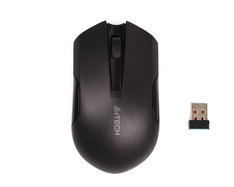 Комплект (клавіатура, миша) бездротовий A4Tech 3000N Black USB (3000N (GK-85+G3-200N))
