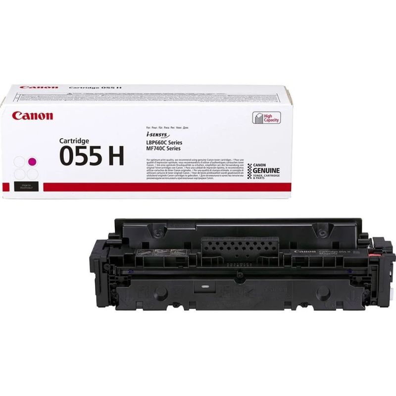 Картридж Canon 055H MF742/744/746/LBP663/664 Magenta (3018C002)