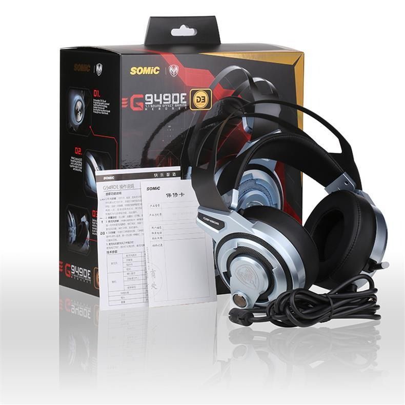 Гарнитура Somic (G949DE Black/Silver)