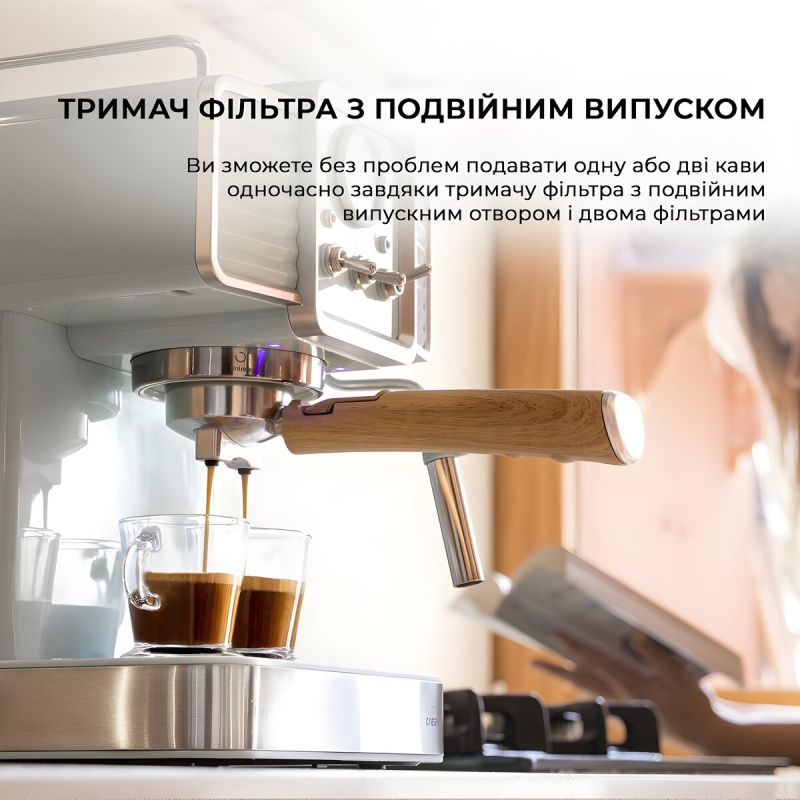 Кавоварка ріжкова Cecotec Cumbia Power Espresso 20 Tradizionale (CCTC-01575)