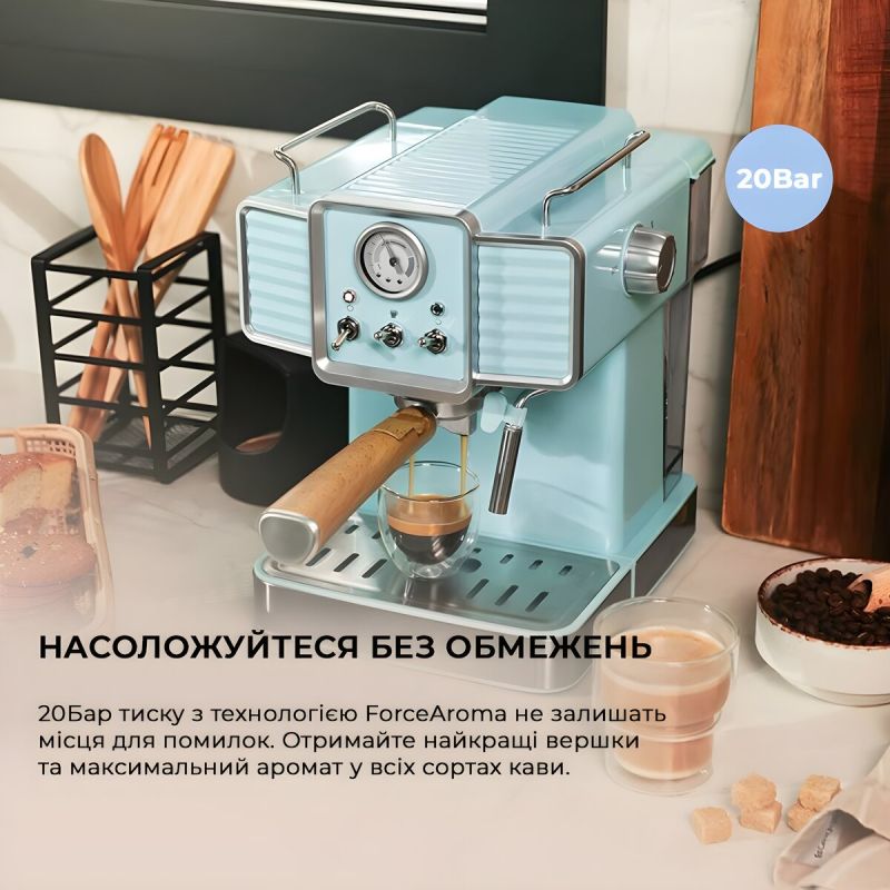 Кавоварка ріжкова Cecotec Cumbia Power Espresso 20 Tradizionale (CCTC-01575)