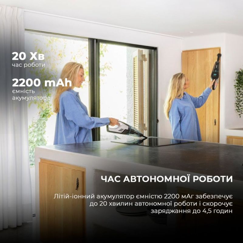 Акумуляторний миючий пилосос Cecotec Conga Popstar Micro 18,5V Animal Hand (CCTC-05540)