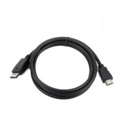 Кабель Cablexpert DisplayPort-HDMI, 1м, черный (CC-DP-HDMI-1M)