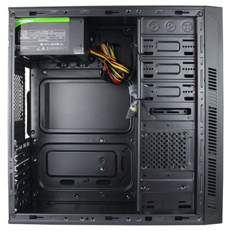 Корпус GameMax Black без БЖ (MT520-FAN)