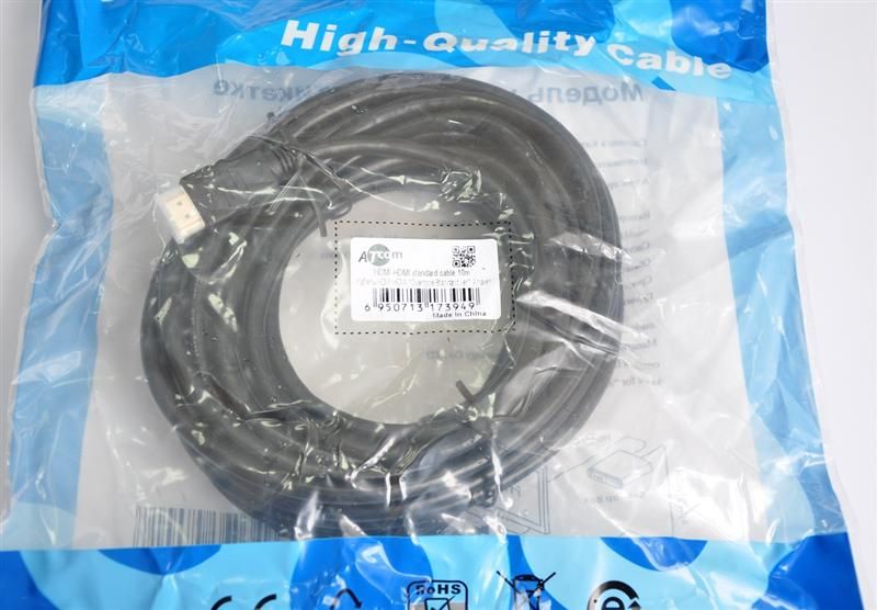 Кабель Atcom HDMI - HDMI, (M/M), 10 м, Black пакет (17394)