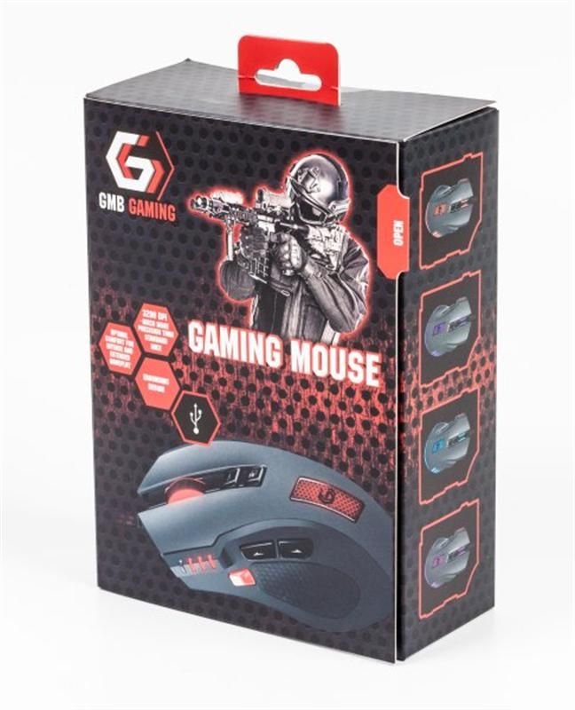 Миша Gembird Black, Grey USB (MUSG-004)