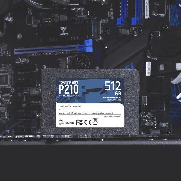 Накопитель SSD  512GB Patriot P220 2.5" SATAIII TLC (P220S512G25)