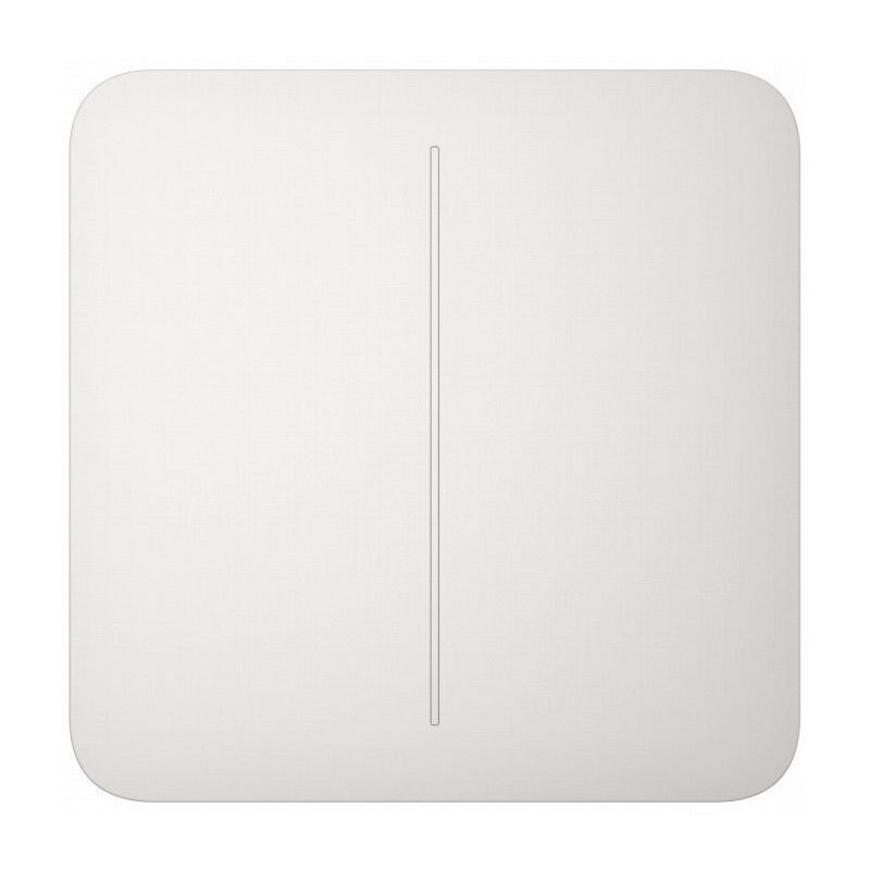 Кнопка для двоклавішного вимикача Ajax SoloButton (2-gang) White (45120.144.WH)
