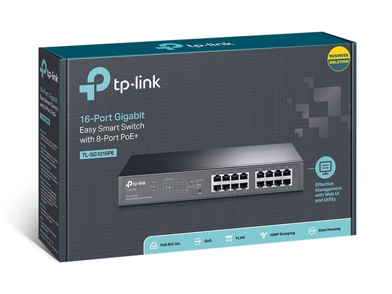 Коммутатор TP-Link (TL-SG1016PE)