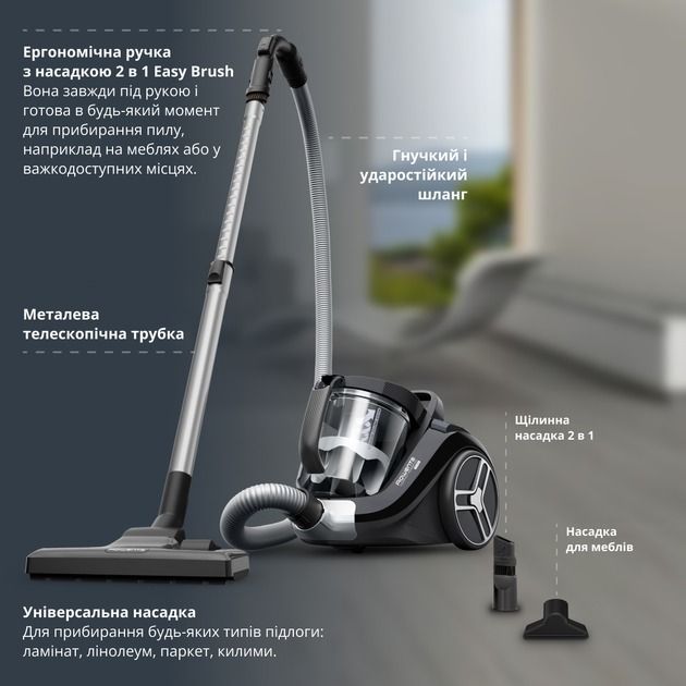 Пилосос Rowenta Compact Power XXL Classic + Kit (RO4B25EA)