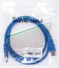 Кабель PowerPlant USB3.0(AM)-USB3.0(AM), 1.5м, синій (KD00AS1228)