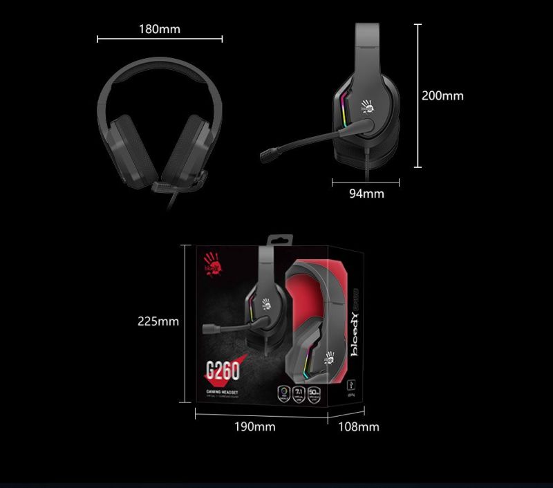 Гарнитура Bloody G260 Black (G260 (Black))