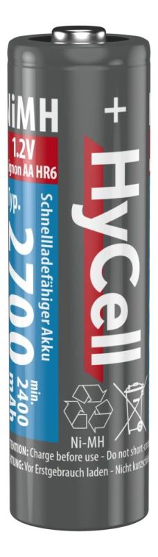 Аккумуляторы Ansmann AA/HR06 HyCell NI-MH 2700 mAh BL 4 шт (5030682)