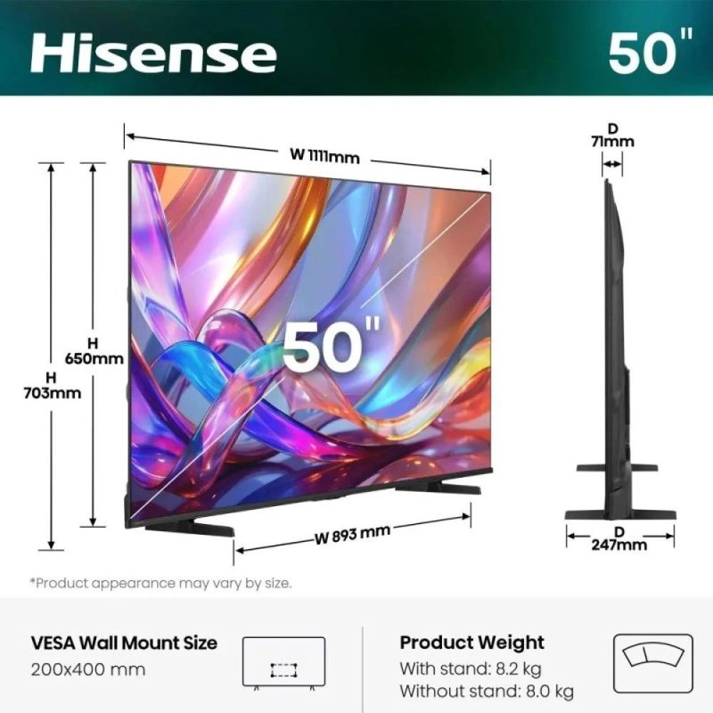 Телевизор Hisense (50E7S)