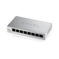 Комутатор ZYXEL GS1200-8 (8xGE, метал, настільний, безшумний, WebSmart) (GS1200-8-EU0101F)