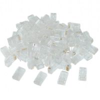 Конектор RJ 45 Cablexpert 8P8C, із позолоченими контактами (100 шт/уп) (LC-8P8C-002/100)