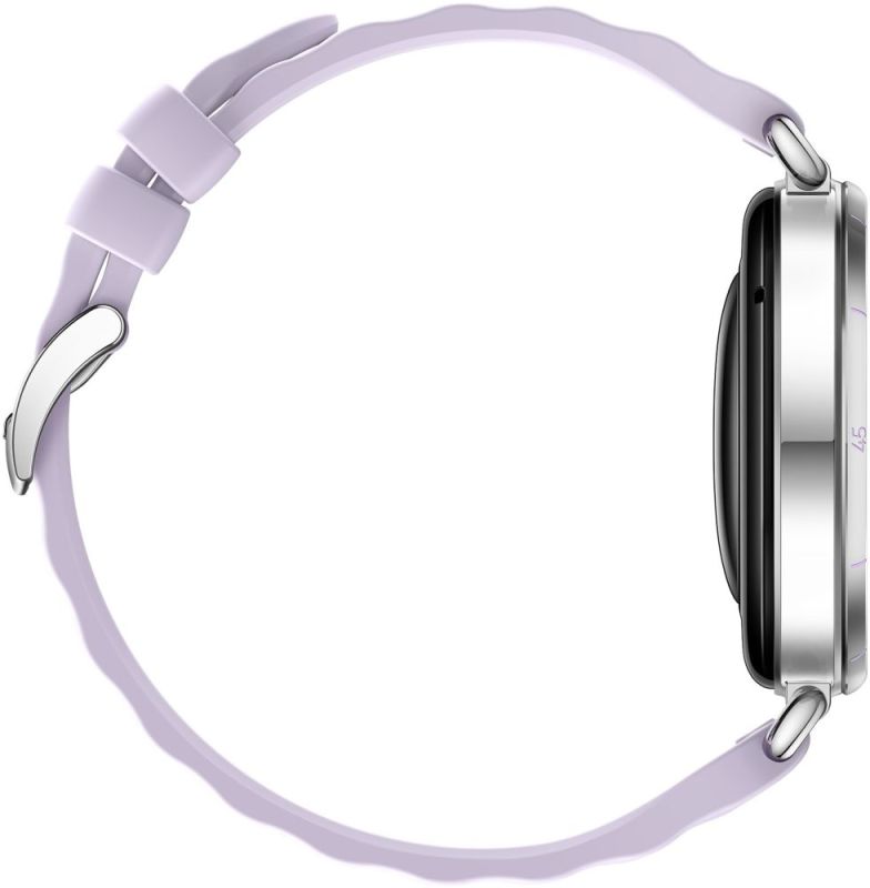 Смарт-годинник Huawei Watch GT 6 41mm Steel with Purple Fluoroelastomer Strap (55020FTM)