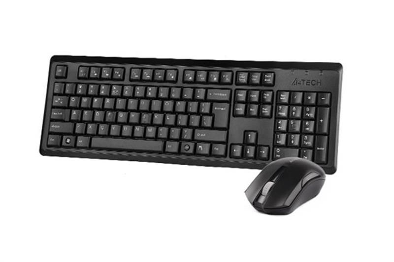 Комплект (клавіатура, миша) бездротовий A4Tech Black (4200N (GR-92+G3-200N))