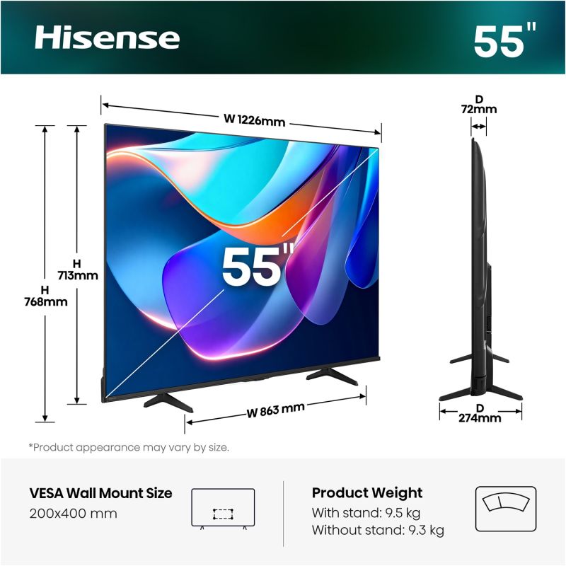 Телевізор Hisense (55A6S)