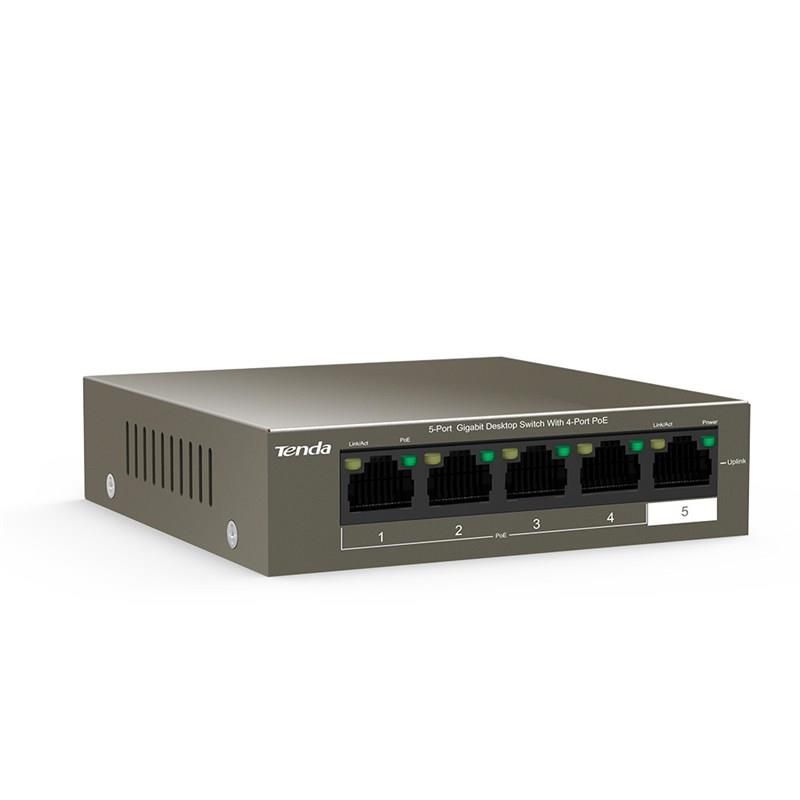 Коммутатор Tenda (TEG1105P-4-63W)