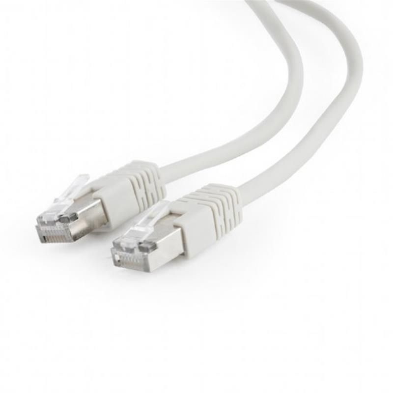 Патч-корд FTP Cablexpert cat.5Е, литий, 50u штекер із засувкою, 7.5м, сірий (PP22-7.5M)