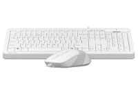 Комплект (клавіатура, миша) A4Tech F1010 White (F1010 (White))