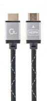 Кабель Cablexpert HDMI - HDMI V 2.0 (M/M), 2 м, чорний/сірий коробка (CCB-HDMIL-2M)