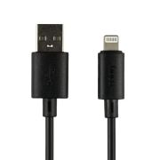 Кабель Hoco X88 Gratified USB - Lightning  (M/M), 1 м, Black (6931474783301)