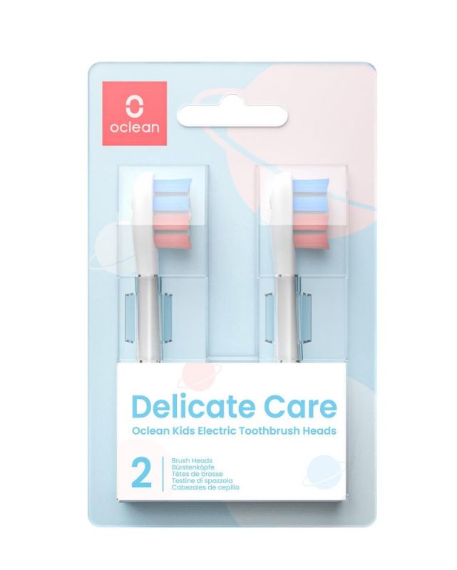 Насадка для зубной электрощетки Oclean P3K1 Brush Head Kids White 2шт (6970810552546)