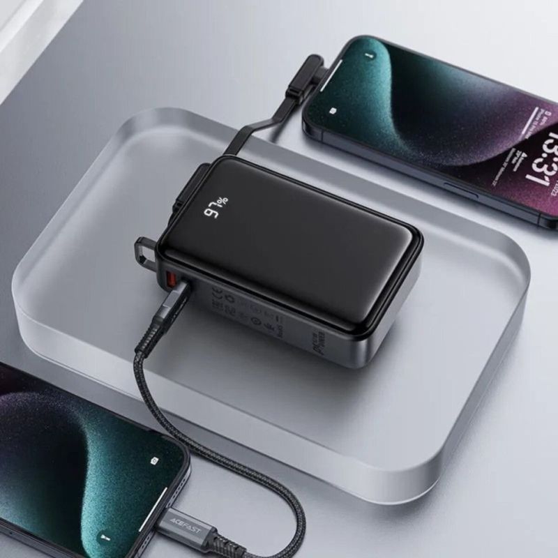 Універсальна мобільна батарея Acefast M14 20000mAh 22.5W Black (6974316283966)