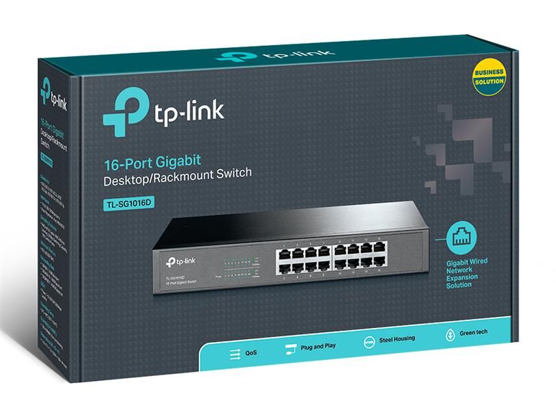 Комутатор TP-Link (TL-SG1016D)