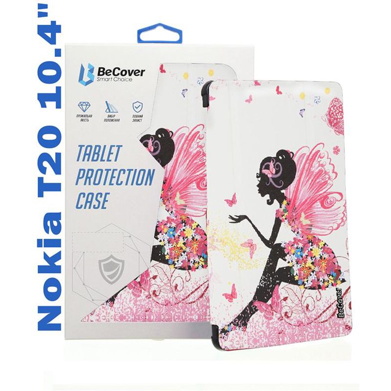 Чехол-книжка BeCover Smart для Nokia T20 10.4" Fairy (708055)